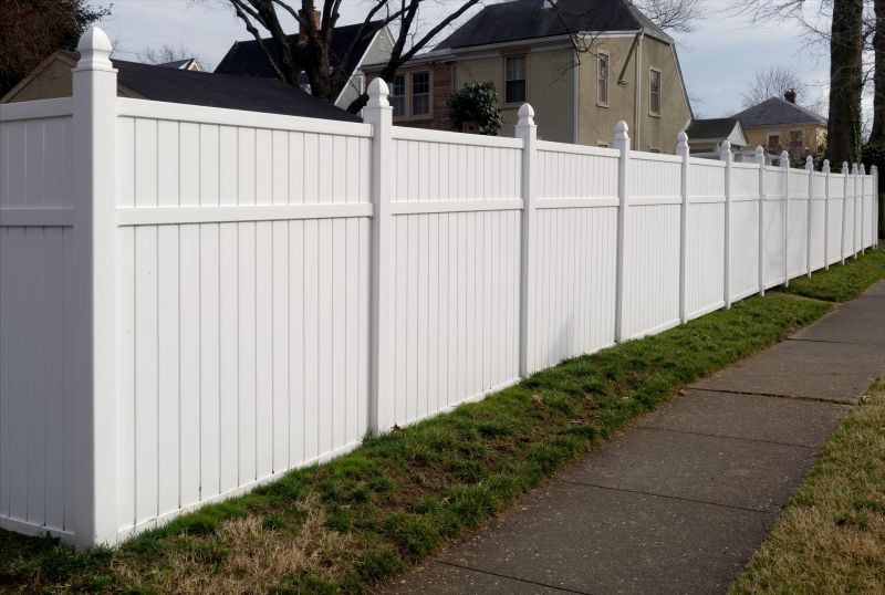 Solid Vinyl Fence Installation